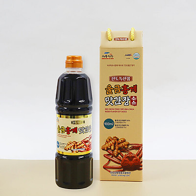 해풍청송 진도울금 홍게맛간장 (900ml)