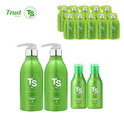 [TS샴푸] 프리미엄 TS 샴푸 500ml×2개+ 프리미엄 TS 샴푸 100ml×2개+ 프리미엄 샴푸 6ml×10개