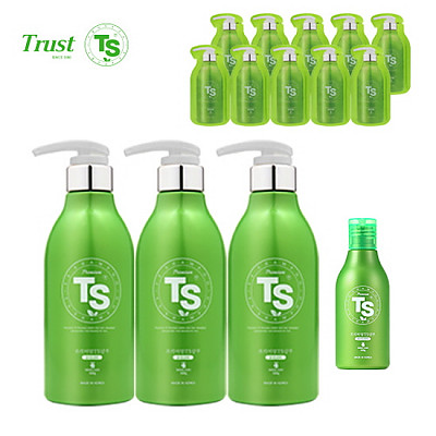 [TS샴푸] 프리미엄 TS 샴푸 500ml×3개+ 프리미엄 TS 샴푸 100ml+프리미엄 샴푸 6ml×10개